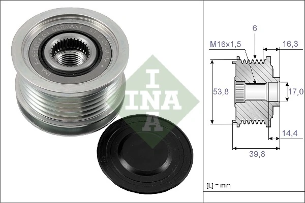 Alternator Freewheel Clutch